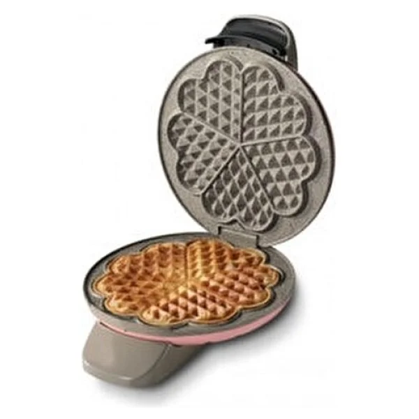 Korkmaz Mia Kırmızı Waffle Makinesi 850 Watt Yuvarlak Yüzey Şekilleri İle Ergonomik Tasarım - Görsel 4
