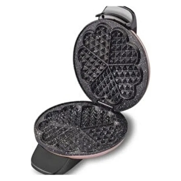 Korkmaz Mia Kırmızı Waffle Makinesi 850 Watt Yuvarlak Yüzey Şekilleri İle Ergonomik Tasarım - Görsel 5