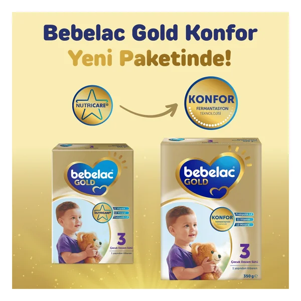Bebelac Gold 3 Devam Sütü 800 Gr - Görsel 8