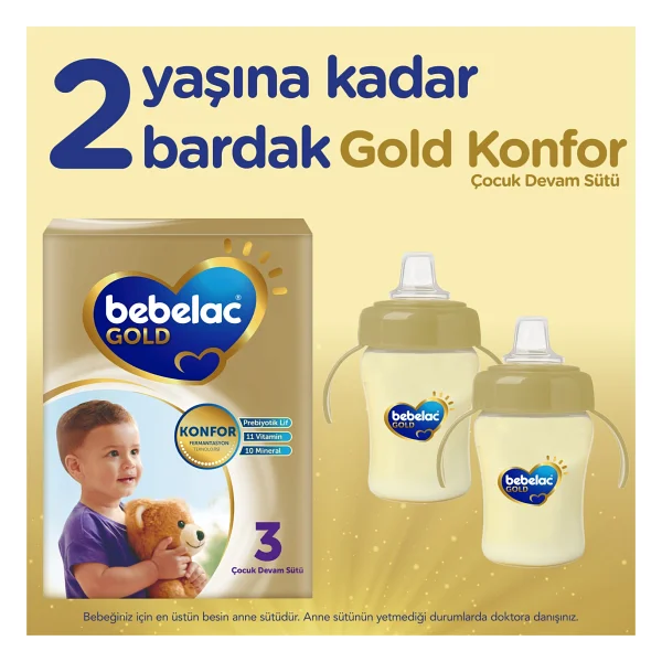 Bebelac Gold 3 Devam Sütü 800 Gr - Görsel 7
