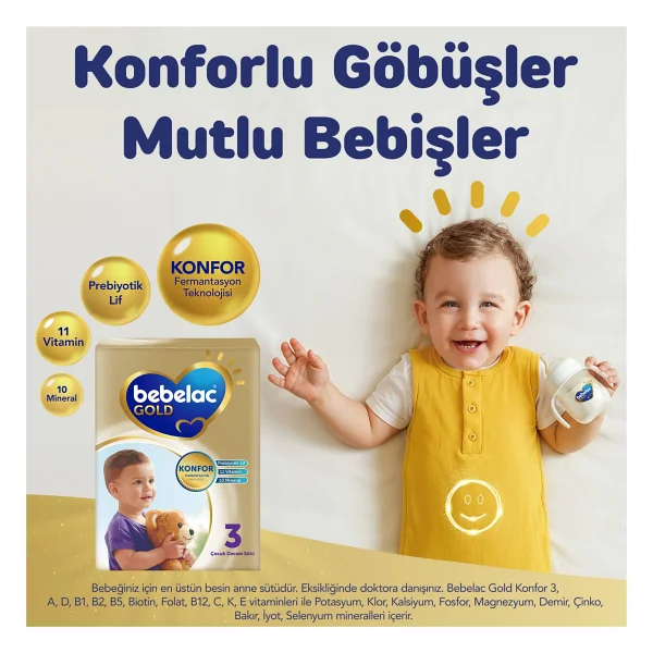Bebelac Gold 3 Devam Sütü 800 Gr - Görsel 6
