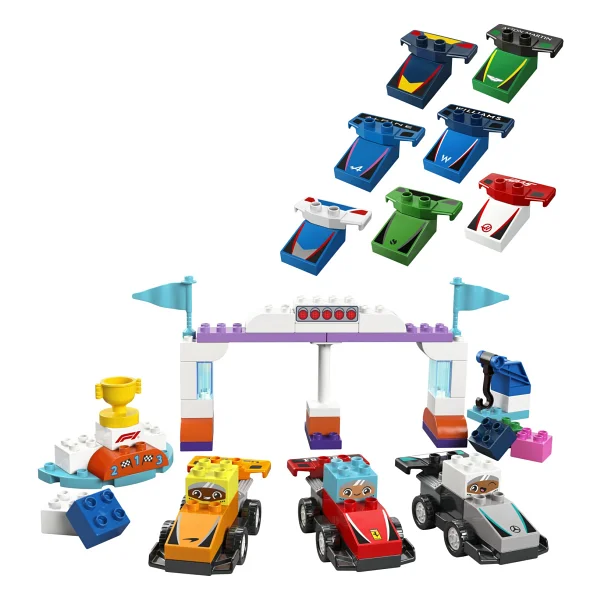 Lego 10445 Duplo F1 Takımı Yarış Arabaları Ve Sürücüler - Görsel 2
