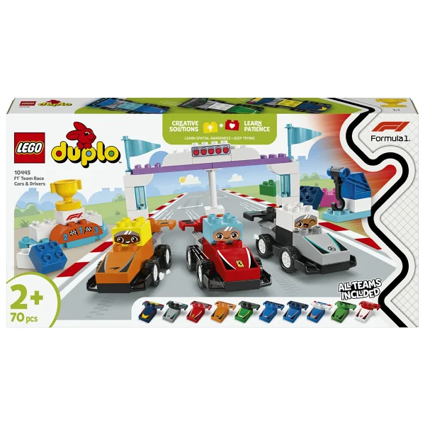 Lego 10445 Duplo F1 Takımı Yarış Arabaları Ve Sürücüler - Görsel 3