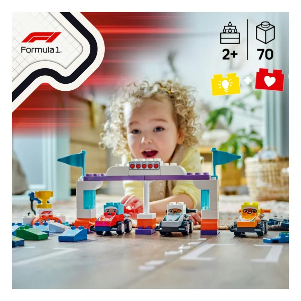 Lego 10445 Duplo F1 Takımı Yarış Arabaları Ve Sürücüler - Görsel 5