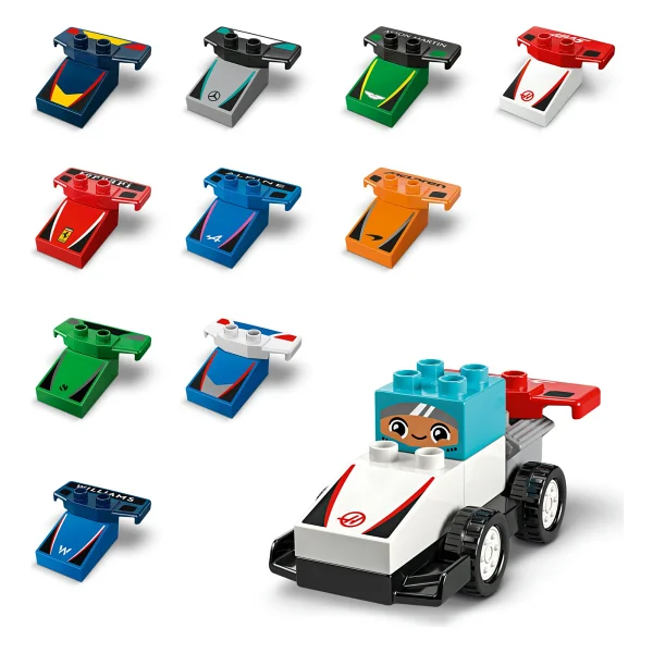 Lego 10445 Duplo F1 Takımı Yarış Arabaları Ve Sürücüler - Görsel 7
