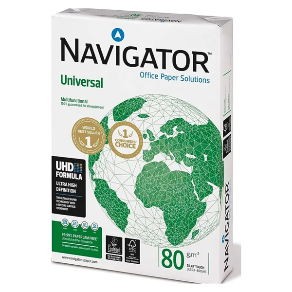Navigator A4 Fotokopi Kağıdı 80 Gr 500'lü 5 Paket - 5 Adet