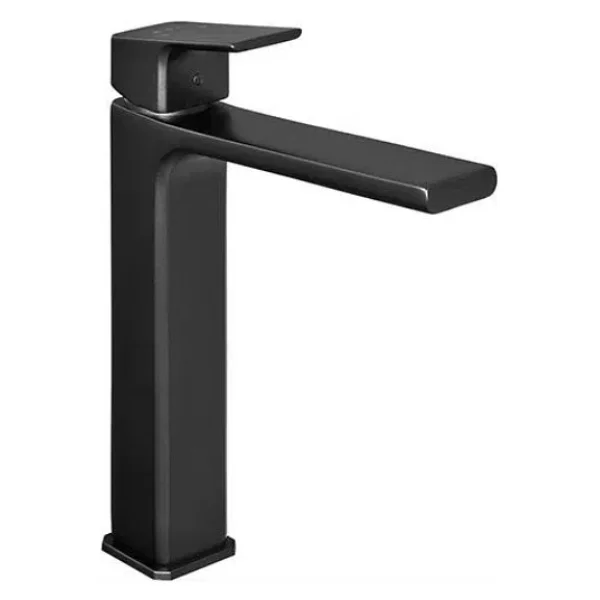 E.C.A. Tiera 102188003c1 Orta Boy Mat Siyah Lavabo Bataryası - Görsel 3