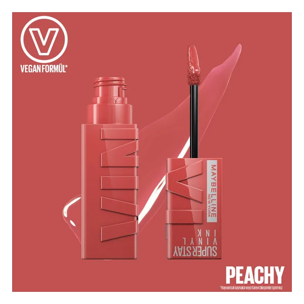 Maybelline New York Super Stay Vinyl Ink Parlak Likit Ruj - Görsel 3
