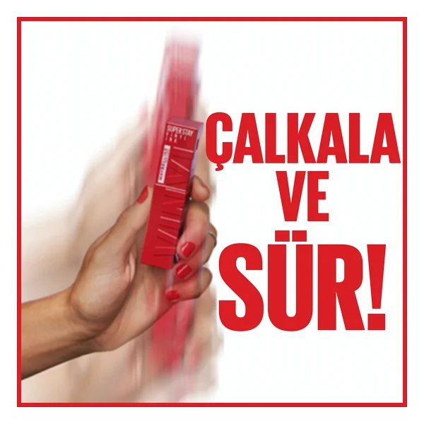 Maybelline New York Super Stay Vinyl Ink Parlak Likit Ruj - Görsel 4