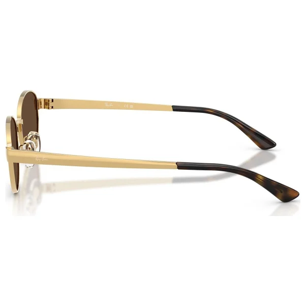 Ray-Ban 3774d 001/73 Arista Gold-Dark Brown Güneş Gözlüğü - Görsel 8