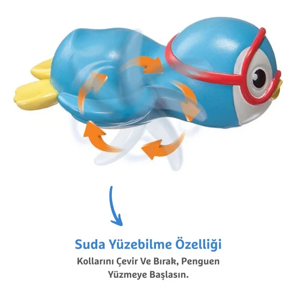 Munchkin Sevimli Penguen Banyo Oyuncağı - Görsel 2