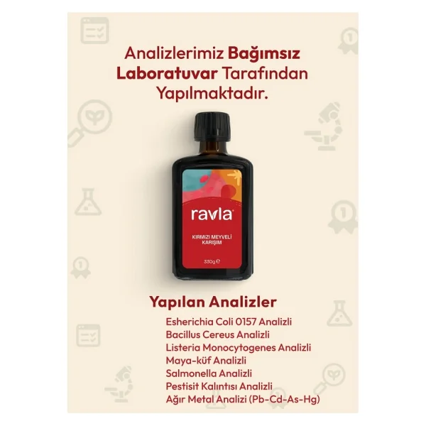 Ravla Kırmızı Meyveli Karışım - 330g - Görsel 3