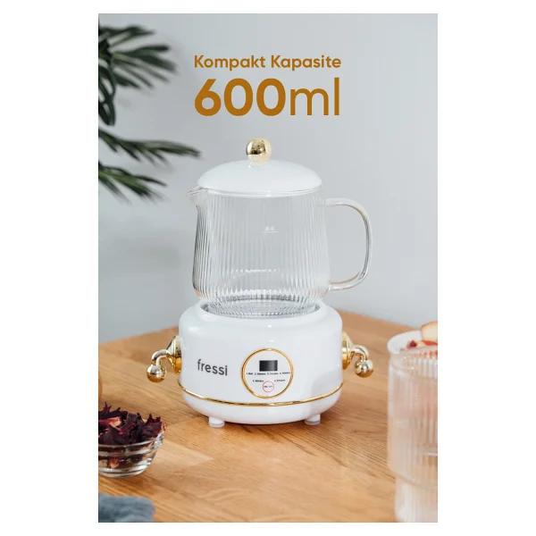 Fressi Eiffel Ysb-Gc02 0.6 Lt Retro Cam Kettle - Görsel 4