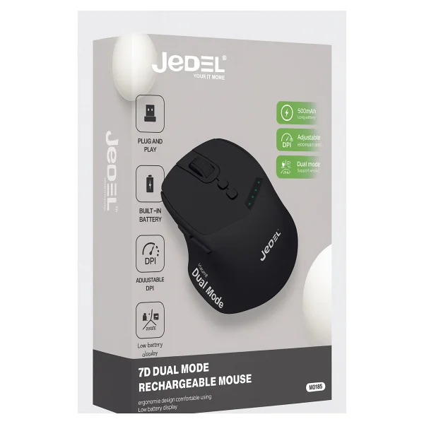 Jedel Wd155 Şarjlı Optik Kablosuz Mouse - Görsel 6