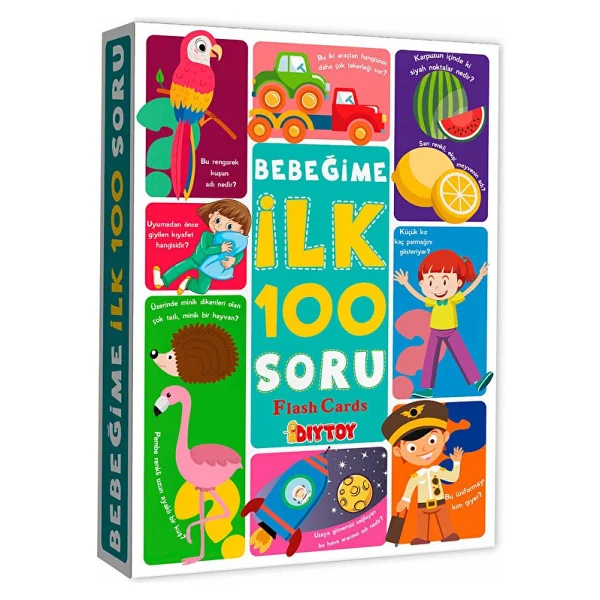 Dıytoy Bebeğime Ilk 100 Soru (2 Adet) - Görsel 4