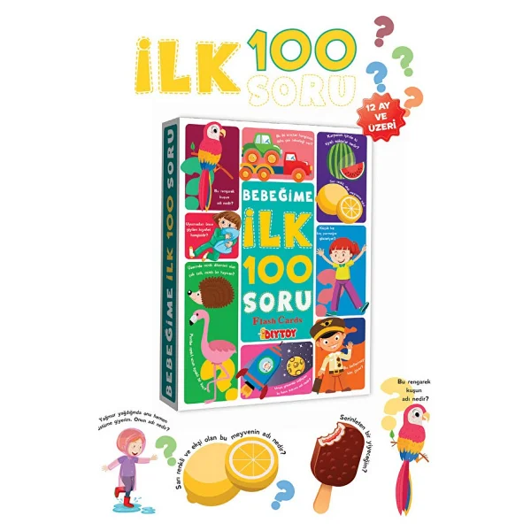 Dıytoy Bebeğime Ilk 100 Soru (2 Adet) - Görsel 2