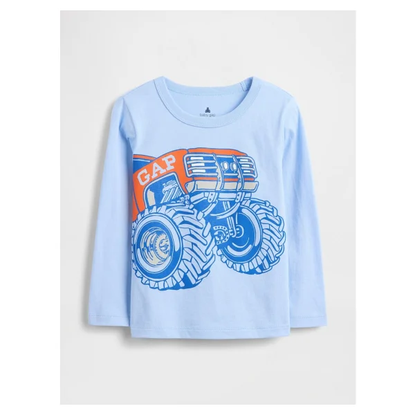 Gap Erkek Bebek Sarı Grafik Baskılı T-Shirt - 6 - 12 Ay - Görsel 6