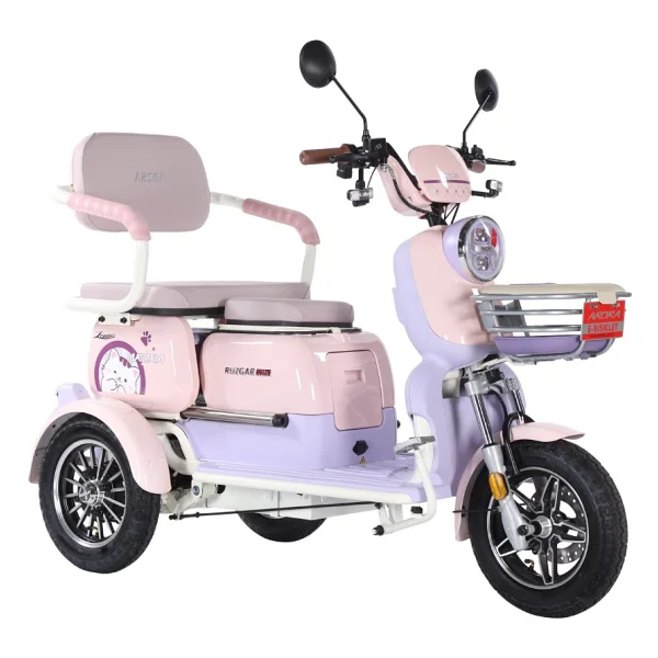 Arora Rüzgar New 900 W 3 Tekerlekli Elektrikli Motosiklet Yeşil - Görsel 3