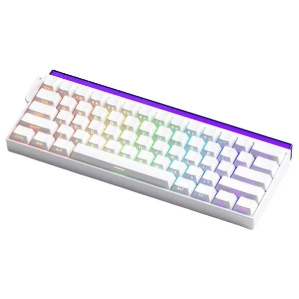 Akko Veekos Shıne60 He RGB %60 Tkl Glare Magnetic Switch Kablolu/Kablosuz Mekanik Oyuncu Klavyesi - Görsel 3