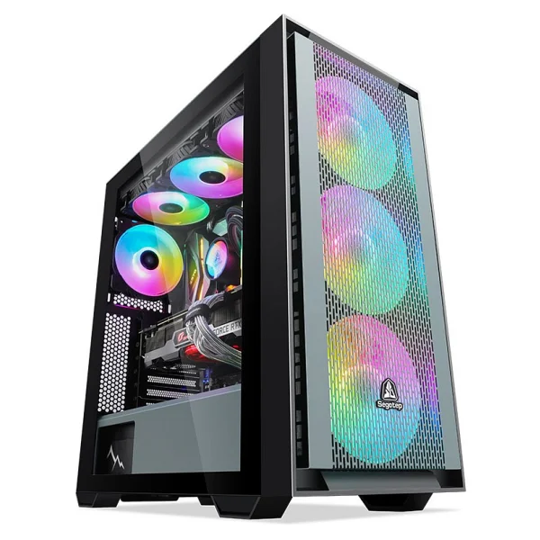 Segotep Gank 360 Siyah 750w 80+ Bronze Pcıe 5.1 Midi Tower Kasa (Argb Fan) - Görsel 6
