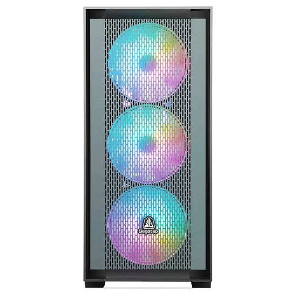 Segotep Gank 360 Siyah 750w 80+ Bronze Pcıe 5.1 Midi Tower Kasa (Argb Fan) - Görsel 2