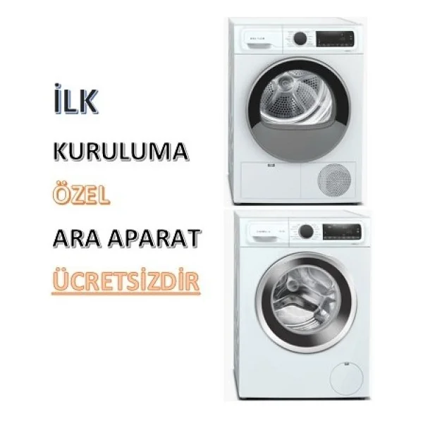 Profilo 2 Li Set 10 Kg 1200 Devir Çamaşır Makinesi Cga25202tr + 9 Kg Isı Pompalı Kurutma Makinesi Km9611ctr - Görsel 2