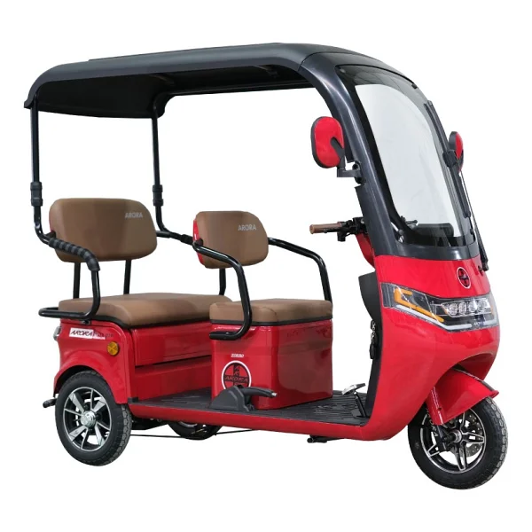 Arora Felix Pro 1000 W 3 Tekerlekli Elektrikli Motosiklet Kırmızı - Görsel 6