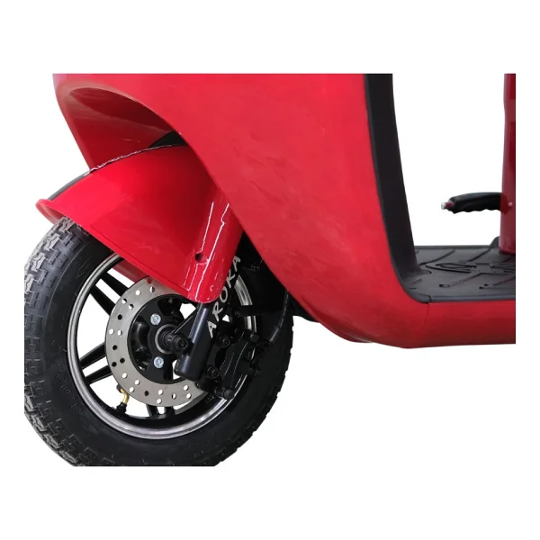 Arora Felix Pro 1000 W 3 Tekerlekli Elektrikli Motosiklet Kırmızı - Görsel 3