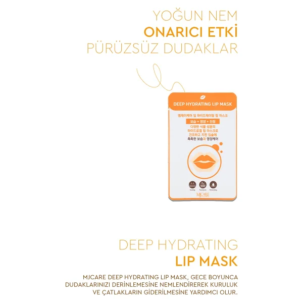 Mjcare Deep Hydrating Lip Mask - Yoğun Nemlendirici Dudak Maskesi 5'li - Görsel 5