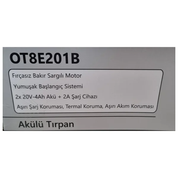 Solax Ot8e201b Akülü Tırpan - Görsel 8