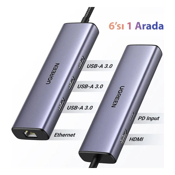Ugreen 15598 100 W Laptop Docking Station - Görsel 8