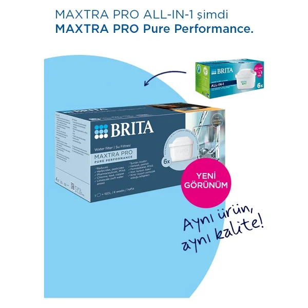 Brita Maxtra Pro Pure Performance 5'li Su Arıtma Filtresi - Görsel 2