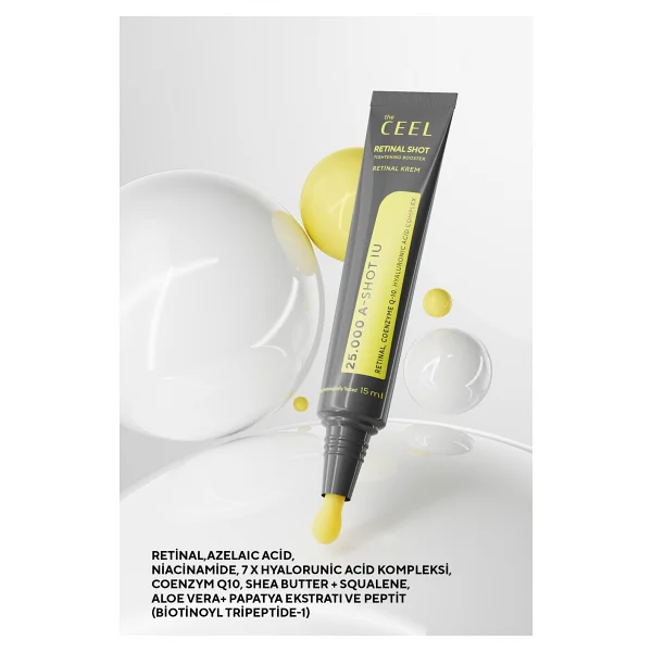 The Ceel Retinal Shot % 0.1 Sıkılaştırıcı & Güçlendirici 15 Ml Anti-Aging Krem - Görsel 4