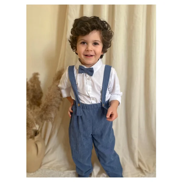 Miababy Papyonlu Fitilli Üçlü Takım - Görsel 6