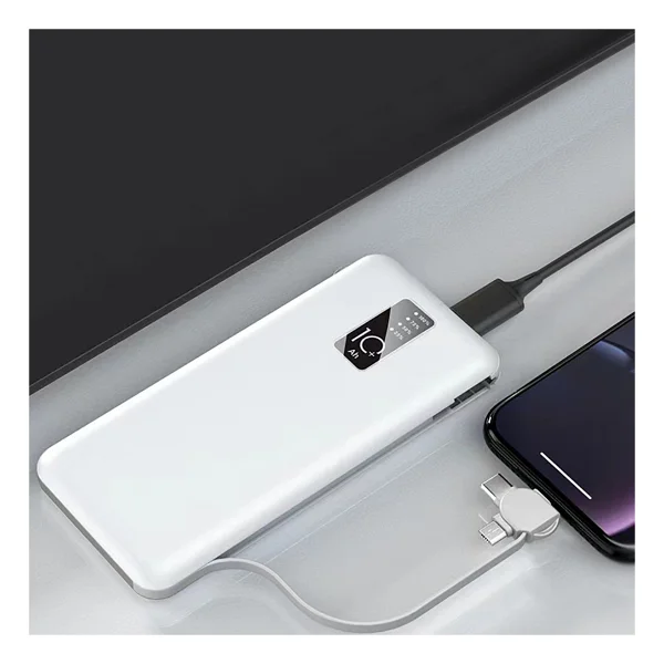 Zore Pw-05 Beyaz 10000 mAh Hızlı Şarj Powerbank - Görsel 3