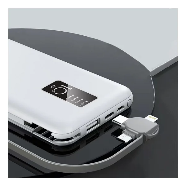 Zore Pw-05 Beyaz 10000 mAh Hızlı Şarj Powerbank - Görsel 5