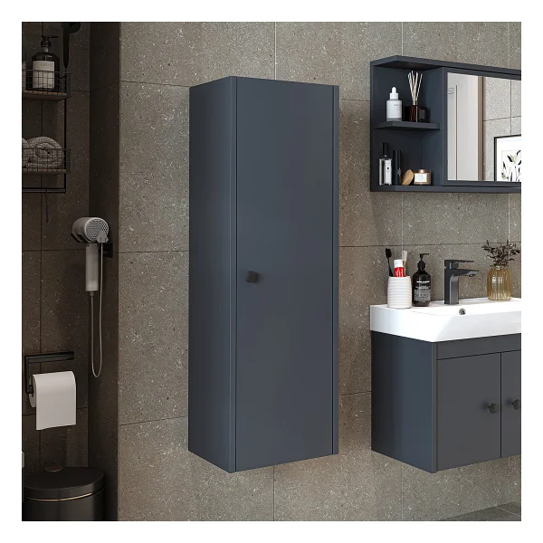 Roomart Ada Banyo Dolabı Mat Suntalam 110 Cm Banyo Boy Dolabı Beyaz - Görsel 7