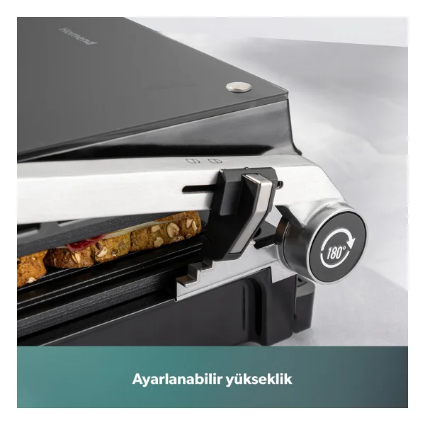 Homend Grilliant 1343H 2000 W Konuşan Tost Makinesi - Görsel 6