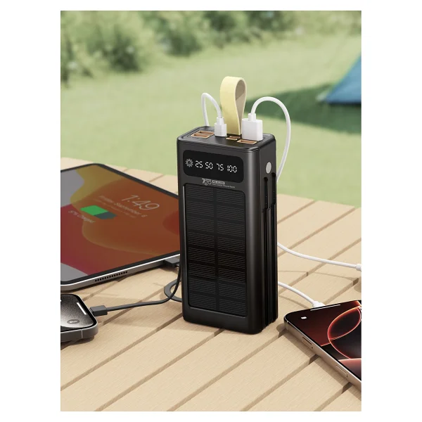 7go Gpw-09 Solar 30000mah Hızlı Şarj Powerbank - Görsel 3