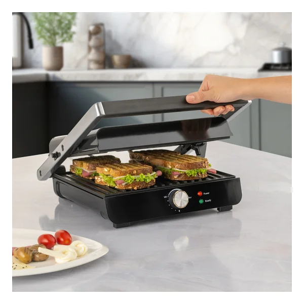 Homend Grillant 1356h 2000 W Inox Tost Makinesi - Görsel 3