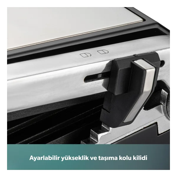 Homend Grillant 1356h 2000 W Inox Tost Makinesi - Görsel 4