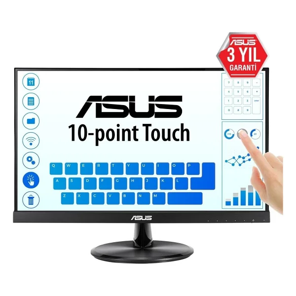 Asus Vt229h 21.5" 5 Ms Full HD Ips 60 Hz Dokunmatik Monitör - Görsel 7