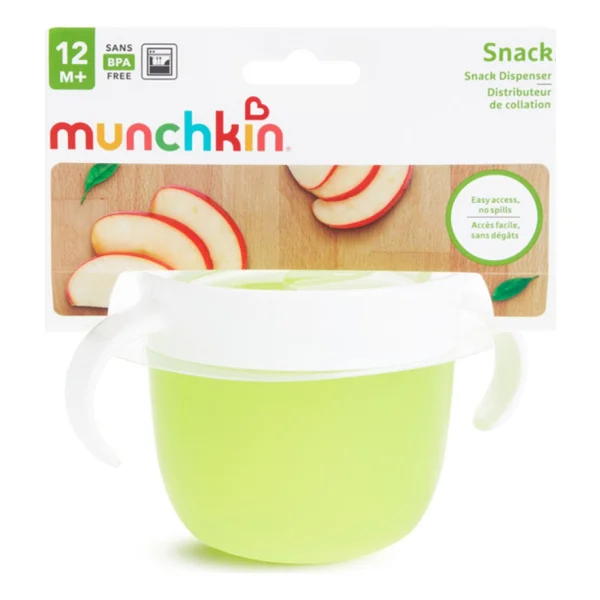 Munchkin Atıştırmalık Kabı Güvenli Kapatılabilir Kapaklı 266 Ml 12 Ay+ Yeşil - Görsel 4