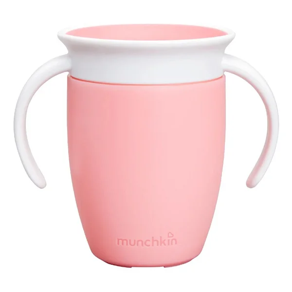 Munchkin Mucize 360° Pembe Alıştırma Bardağı 6 Ay+ 207 Ml - Görsel 9