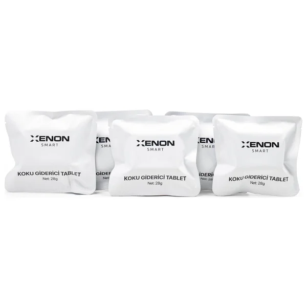 Xenon Smart Akıllı Kedi Tuvaleti 5'li Koku Tableti Cat Cleaner Koku Giderici (X8623 & X8624 Ile Uyumludur) - Gri - Görsel 4