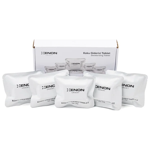 Xenon Smart Akıllı Kedi Tuvaleti 5'li Koku Tableti Cat Cleaner Koku Giderici (X8623 & X8624 Ile Uyumludur) - Gri - Görsel 6