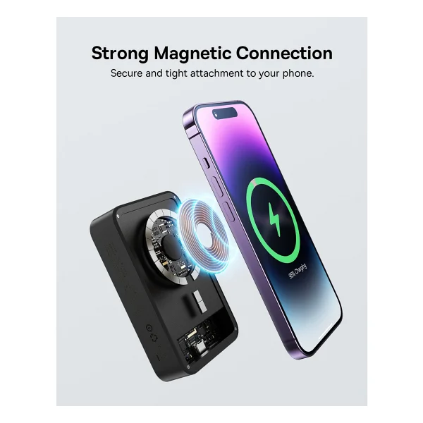 Baseus Enerfill Fm41 Mini 20000 mAh Hızlı Şarj Kablosuz Powerbank - Görsel 3