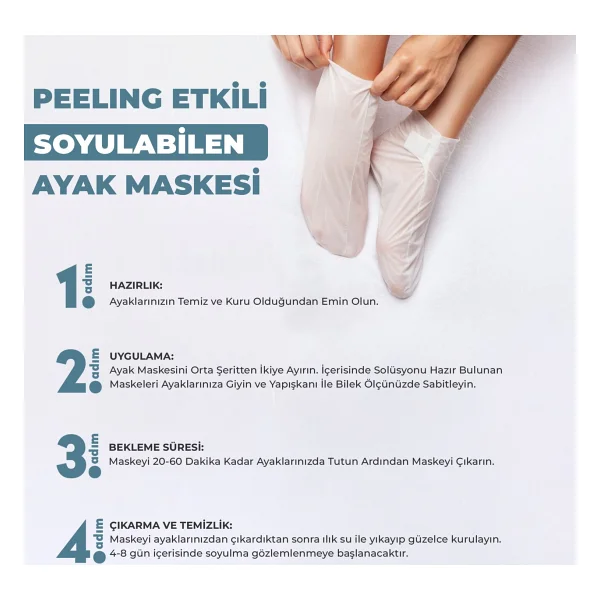 Dermokil Peeling Etkili Soyulabilir Ayak Maskesi 30 Ml - Görsel 3