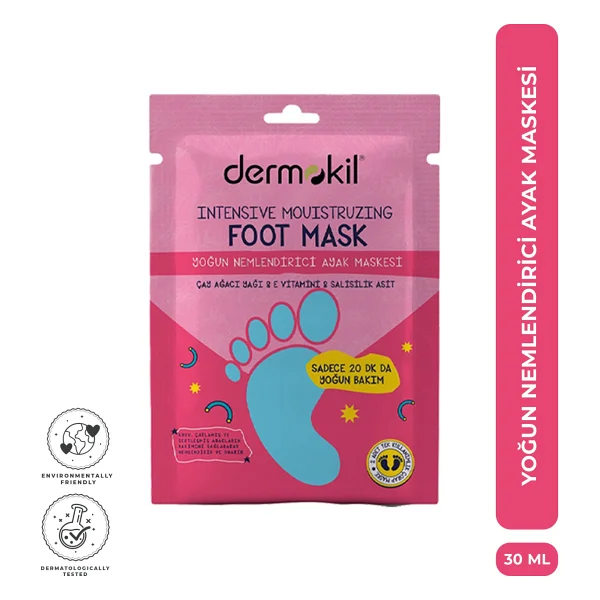 Dermokil Yoğun Nemlendirici Ayak Maskesi 30 Ml - Görsel 2