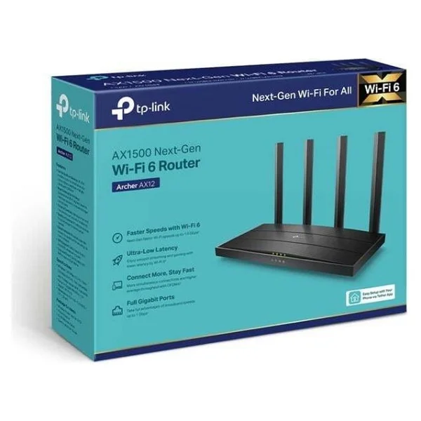 Tp-Link Archer Ax12 Ax1500 1500 Mbps Router - Görsel 4